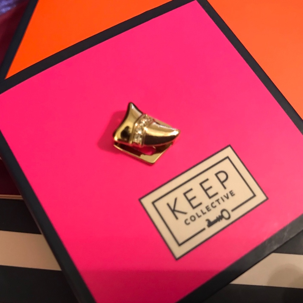 KEEP COLLECTIVE -  Gold Shark Tooth charm